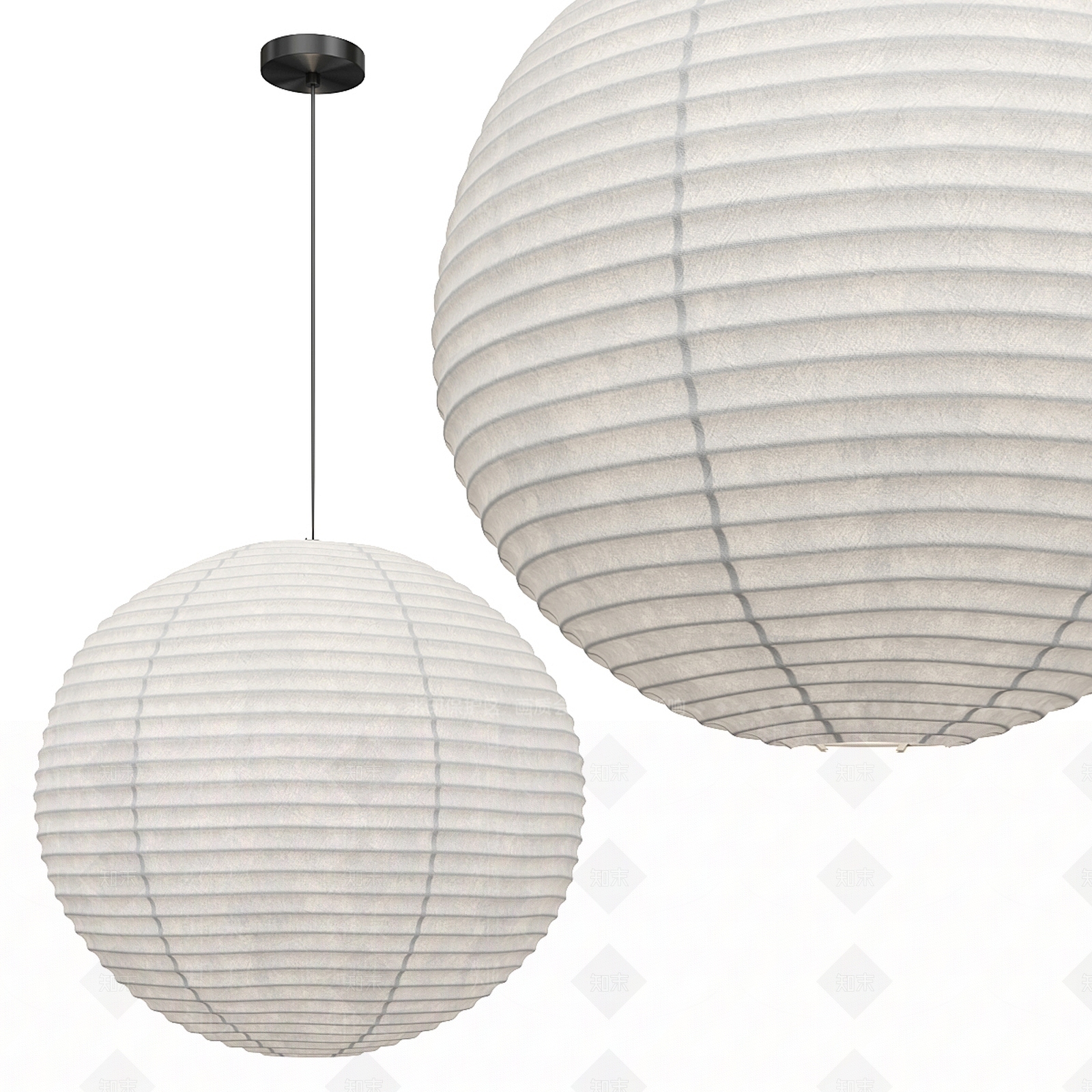 现代欧式客厅吊灯3D模型下载【ID:1203046608】