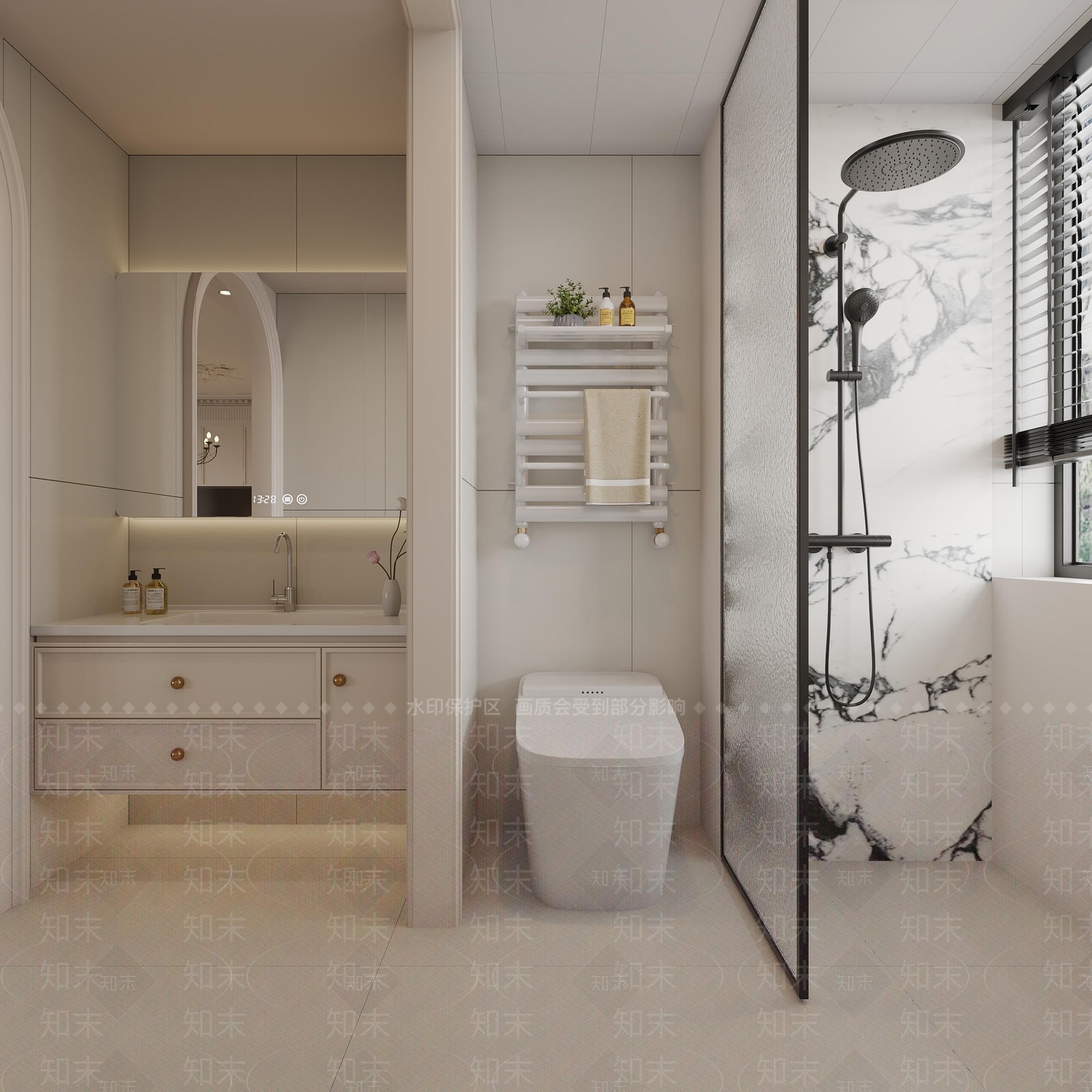 法式卫生间3D模型下载【ID:1204358830】