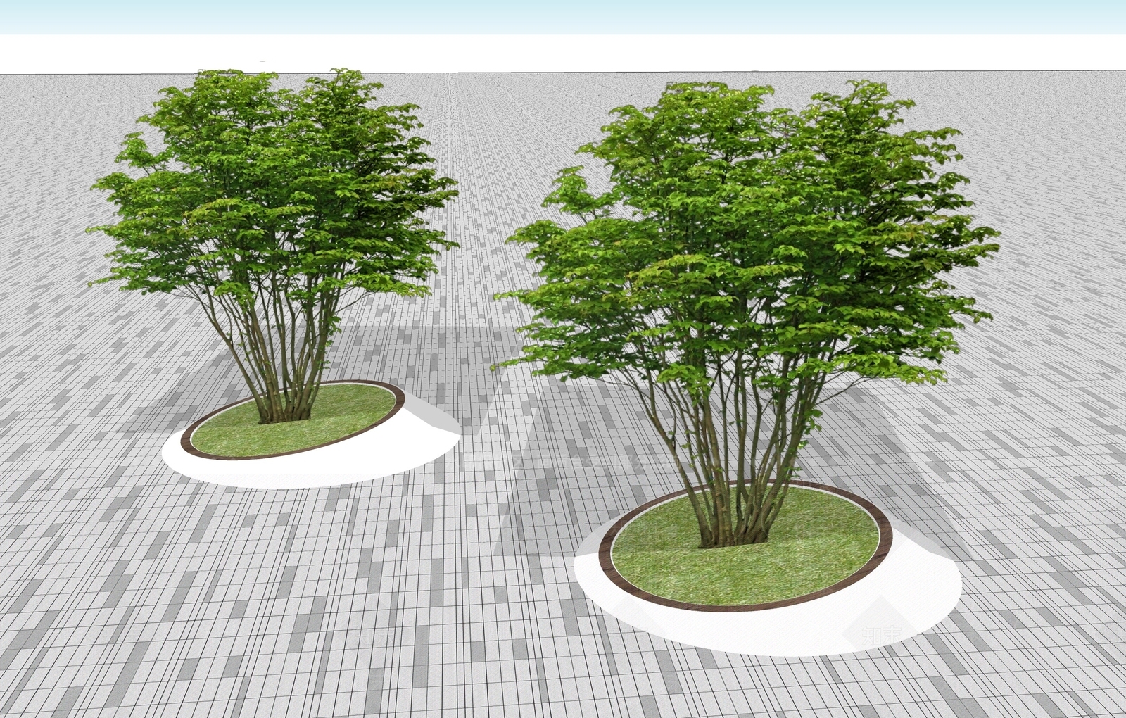 2D乔木SU模型下载【ID:1203124718】
