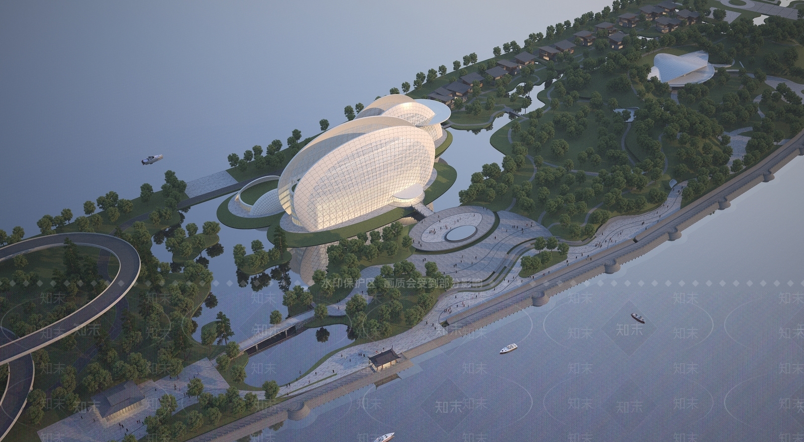 现代科技馆3D模型下载【ID:1203057542】