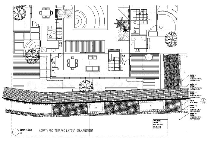 [福建]“溪流引趣”居住区景观规划设计施工图全套cad施工图下载【ID:161044194】