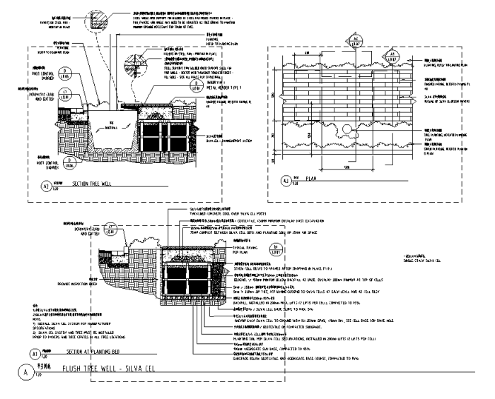 [福建]“溪流引趣”居住区景观规划设计施工图全套cad施工图下载【ID:161044194】