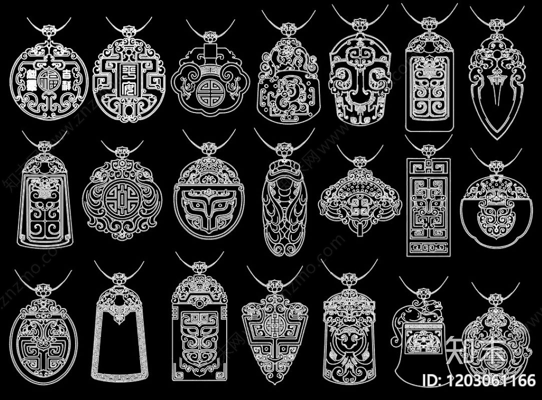 新中式珠宝首饰施工图下载【ID:1203061166】