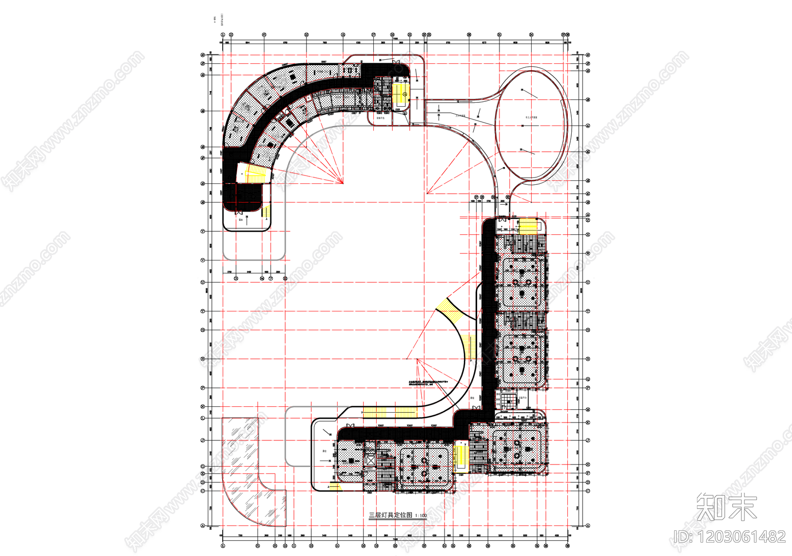 现代幼儿园cad施工图下载【ID:1203061482】