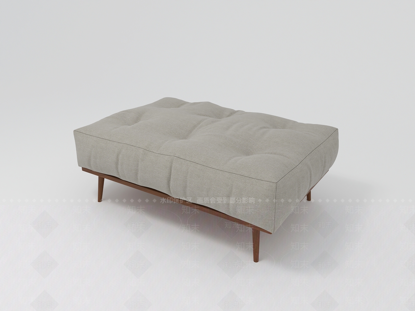 现代沙发凳3D模型下载【ID:1203064592】