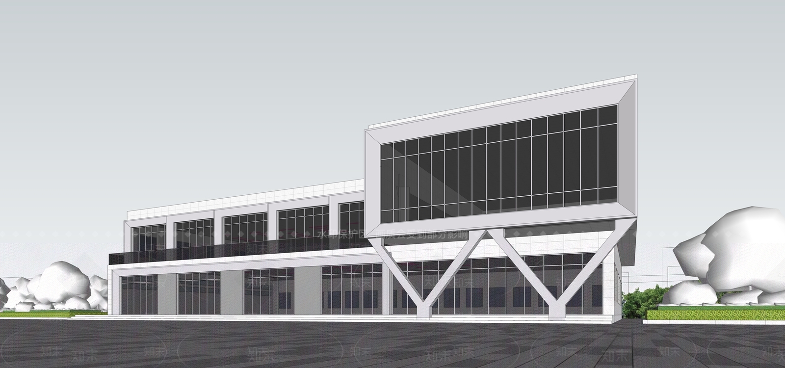 现代简约其他公共建筑SU模型下载【ID:1203072296】