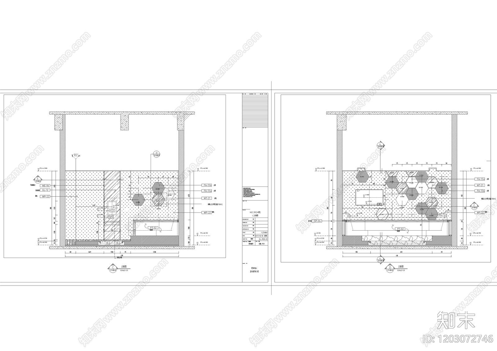 现代KTVcad施工图下载【ID:1203072746】