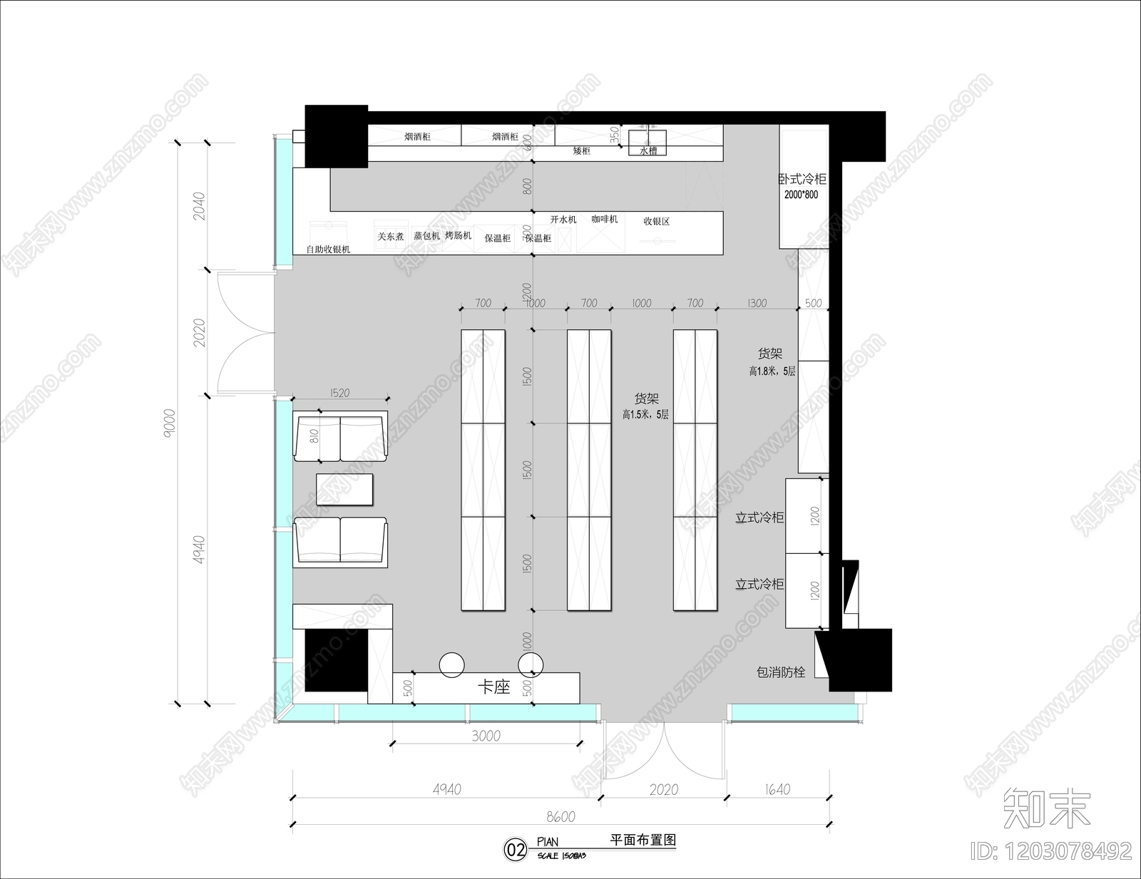 工装平面图施工图下载【ID:1203078492】