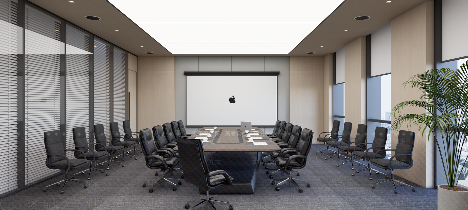 现代会议室SU模型下载【ID:1203079347】