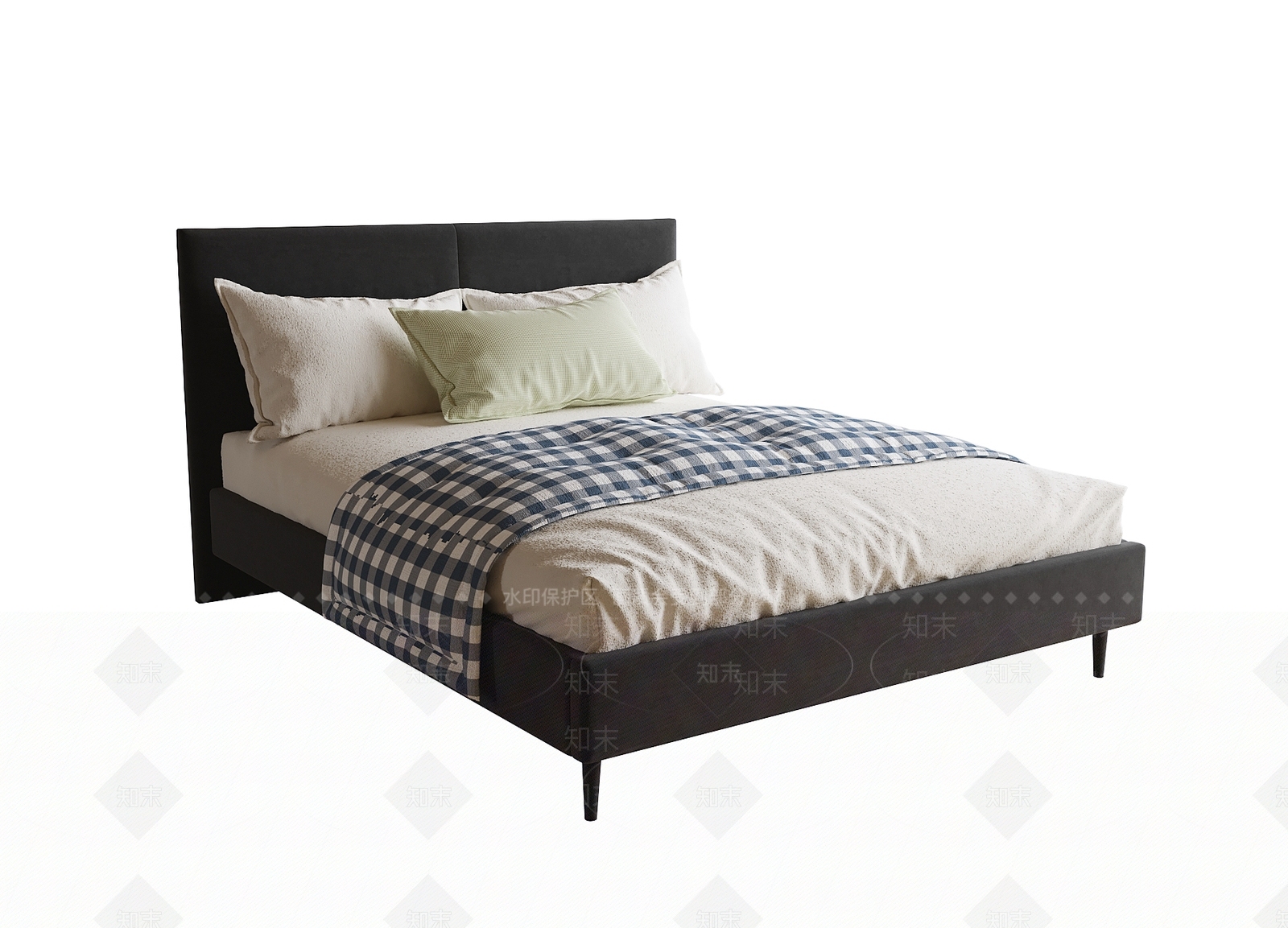 现代儿童床SU模型下载【ID:1203082108】