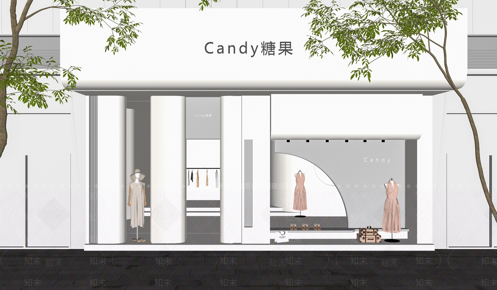现代门头SU模型下载【ID:1203189720】