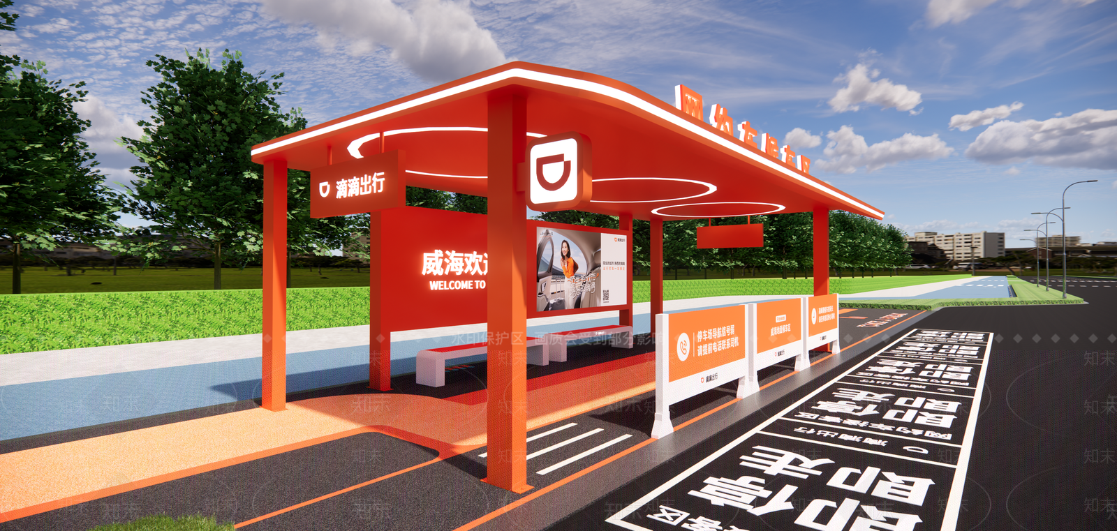 现代停车场SU模型下载【ID:1203085028】