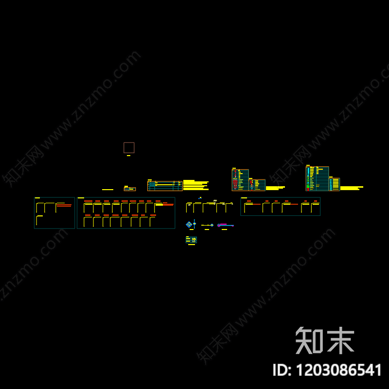 工装综合图库cad施工图下载【ID:1203086541】