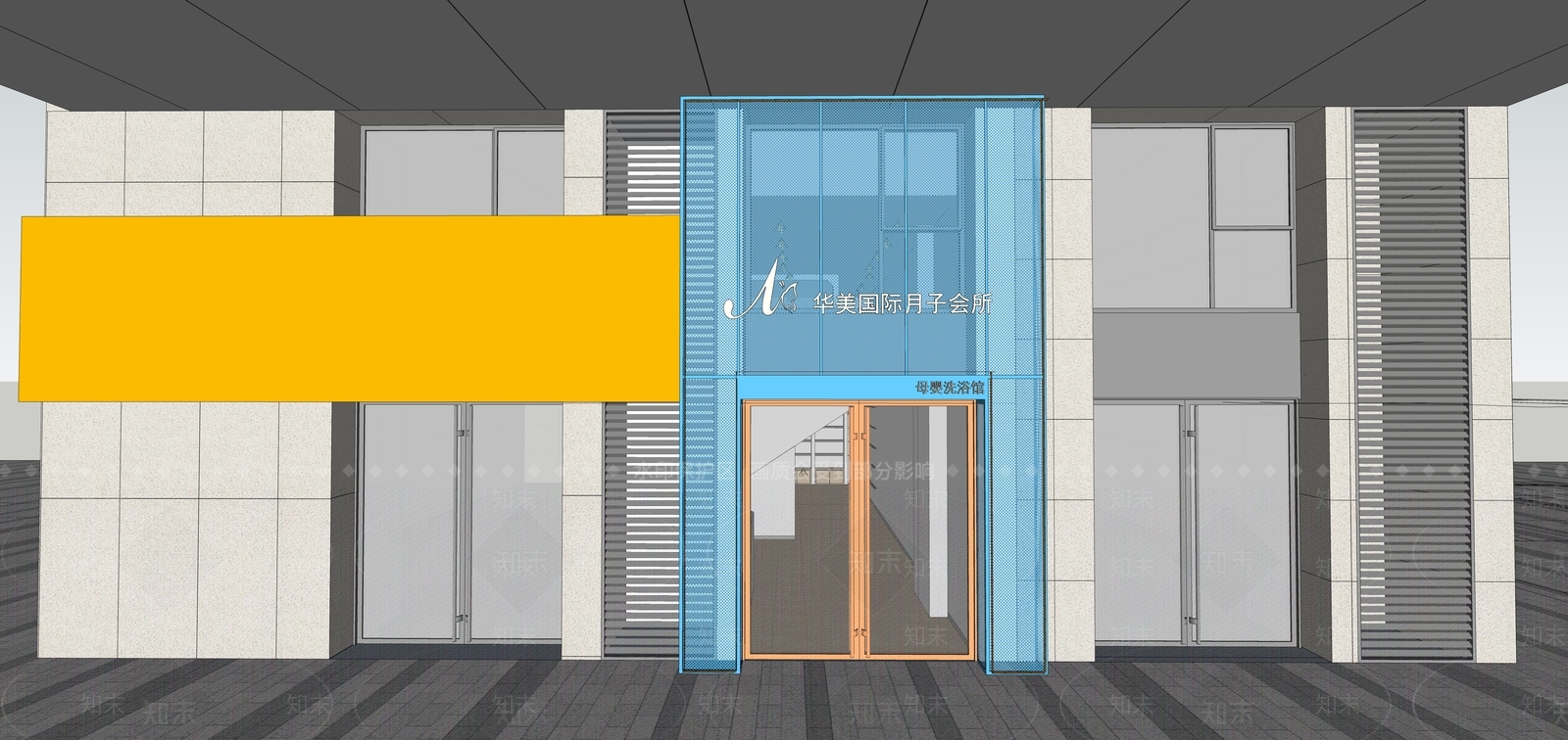 现代母婴店SU模型下载【ID:1203089700】