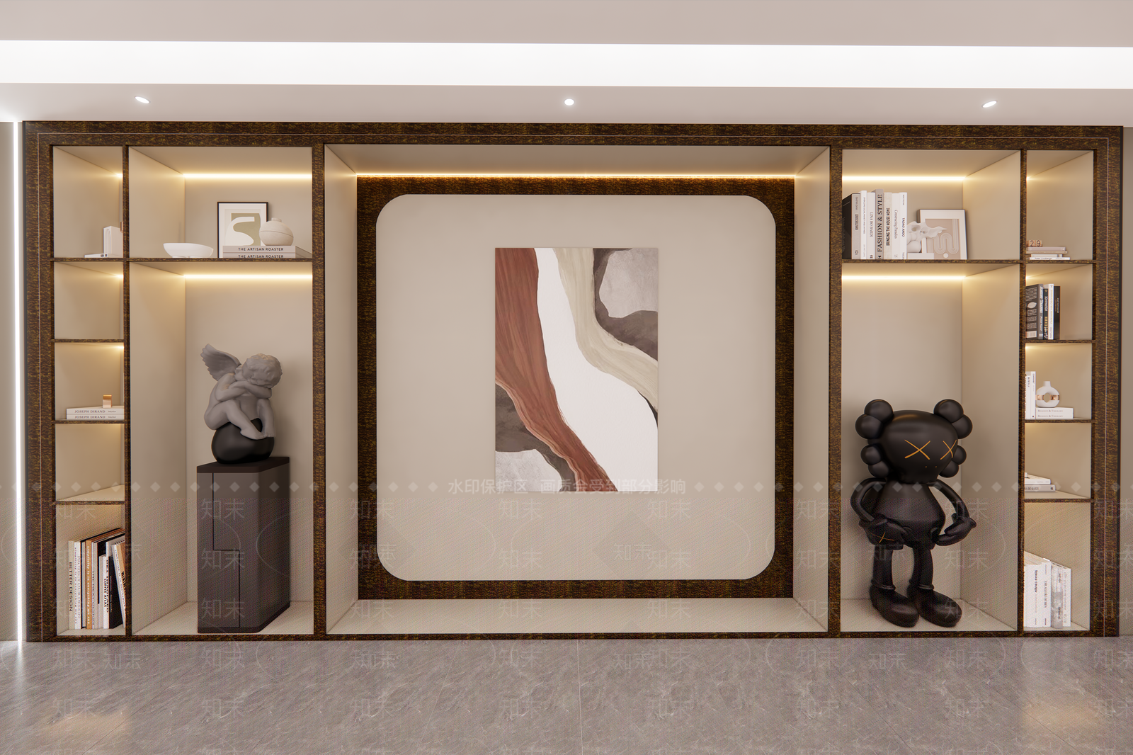 轻奢简约经理办公室SU模型下载【ID:1203094189】