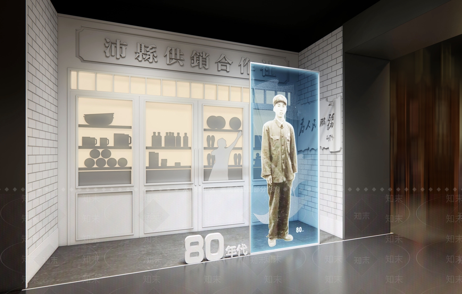 复古历史展厅SU模型下载【ID:1203099233】