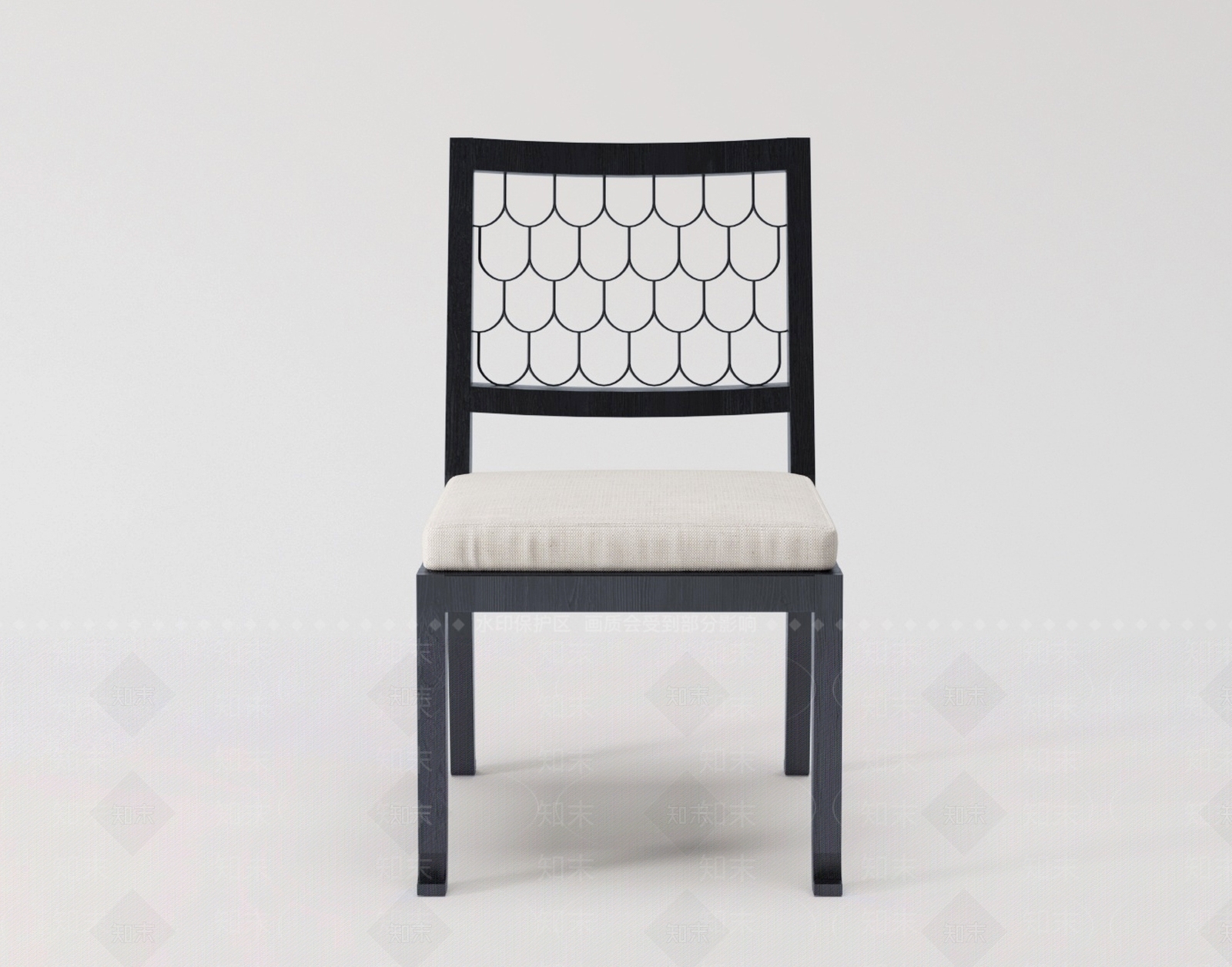 现代轻奢餐椅3D模型下载【ID:1203104493】