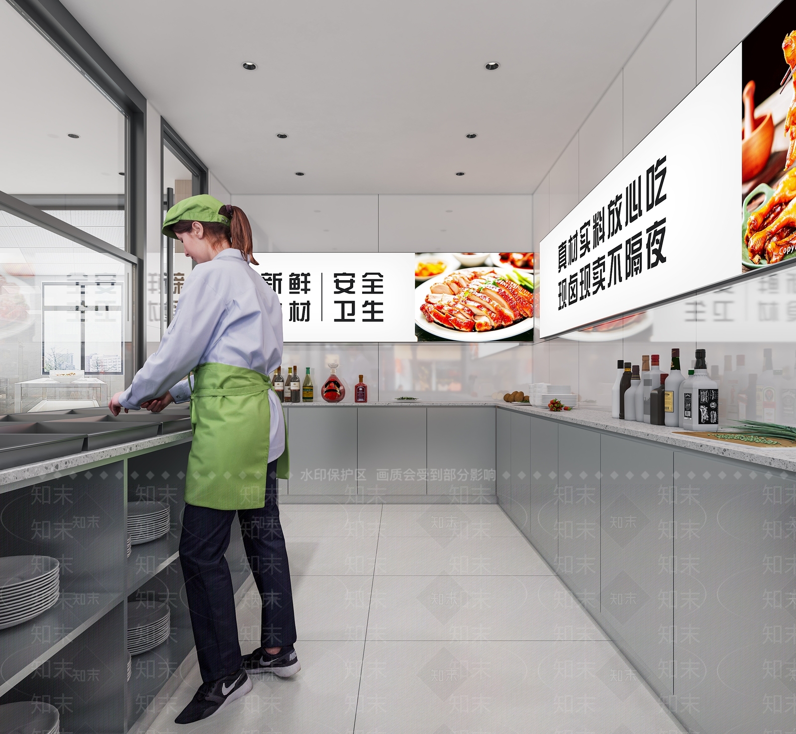现代其他餐饮空间3D模型下载【ID:1203105414】