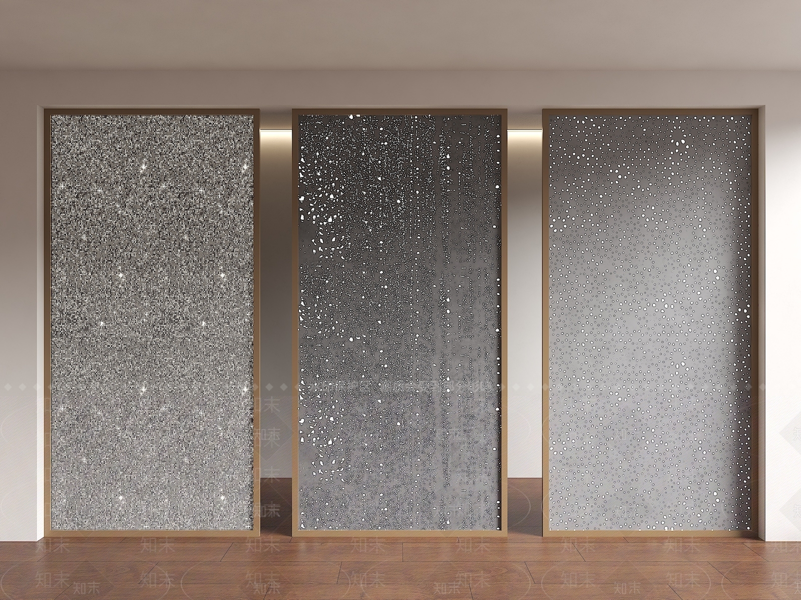 现代新中式护墙板3D模型下载【ID:1203107383】