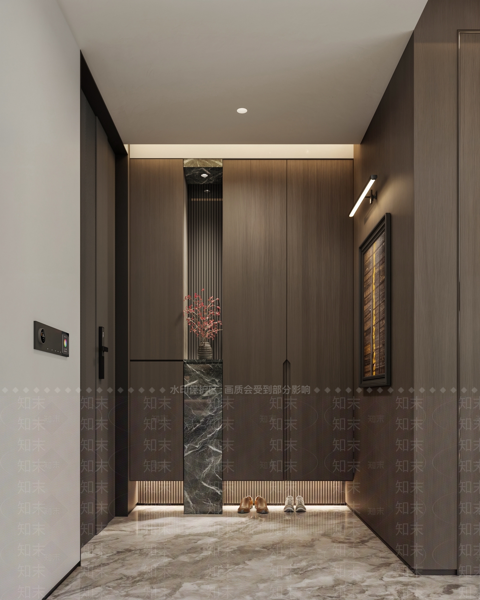 现代意式玄关3D模型下载【ID:1203107434】