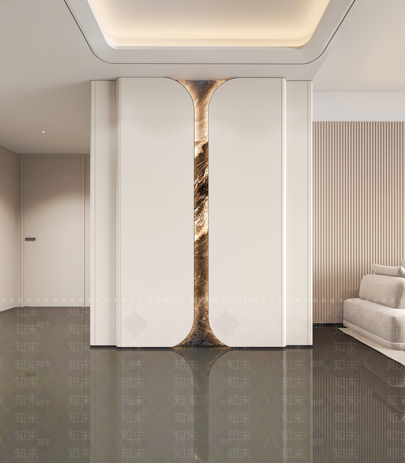 现代玄关3D模型下载【ID:1203109682】