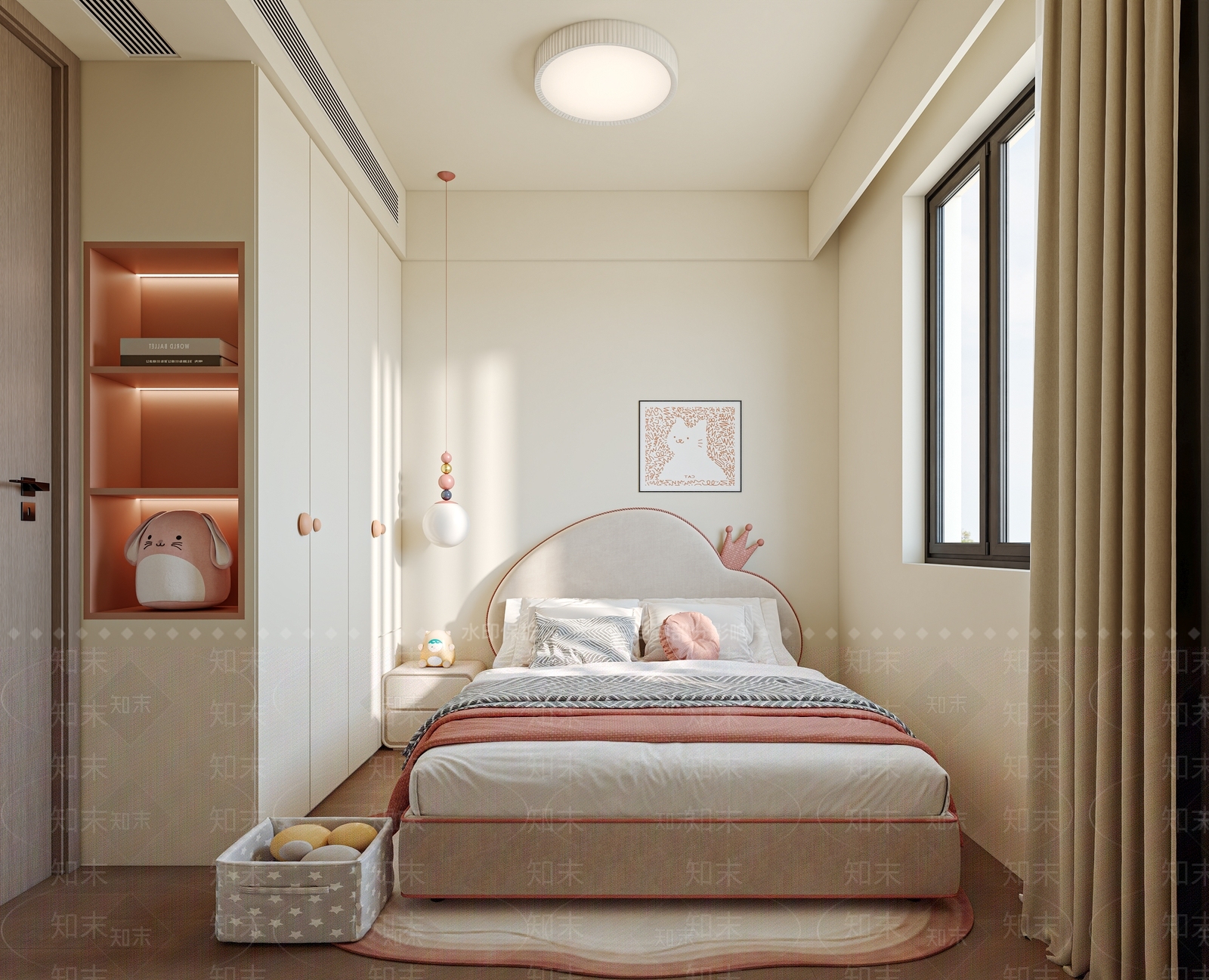 现代家居卧室3D模型下载【ID:1203134882】