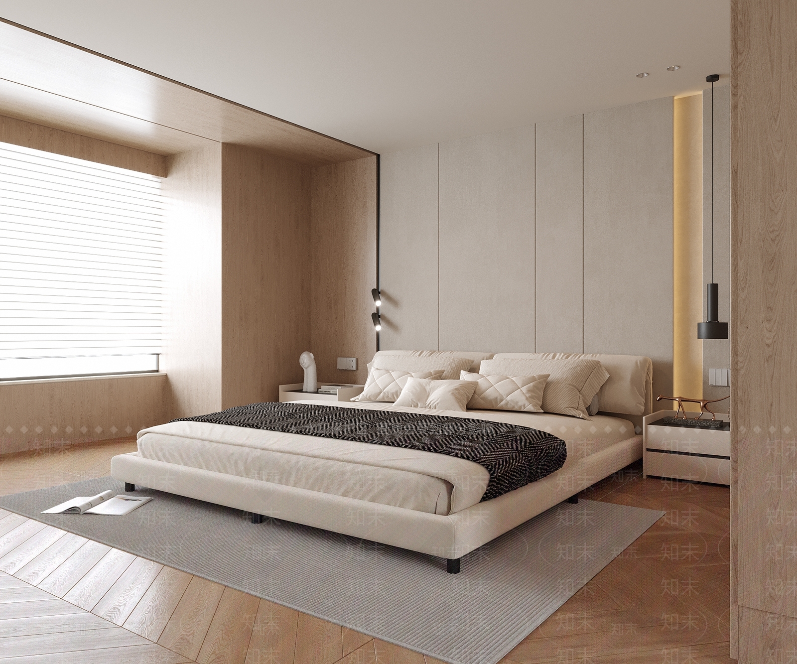 现代家居卧室SU模型下载【ID:1203141842】