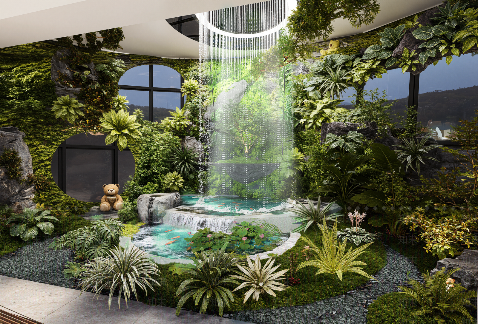 绿植墙SU模型下载【ID:1203153113】