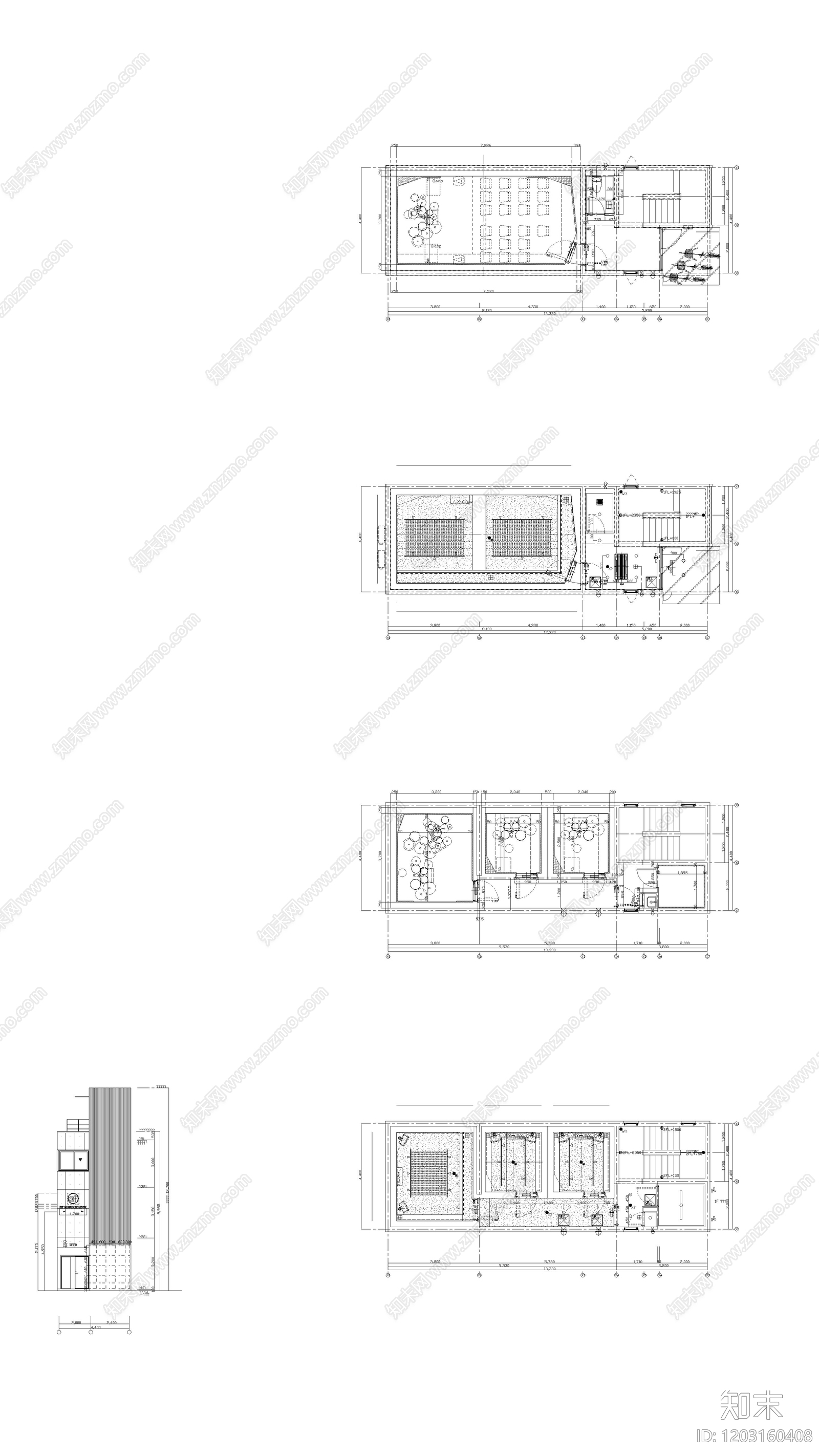 现代其他商业建筑施工图下载【ID:1203160408】