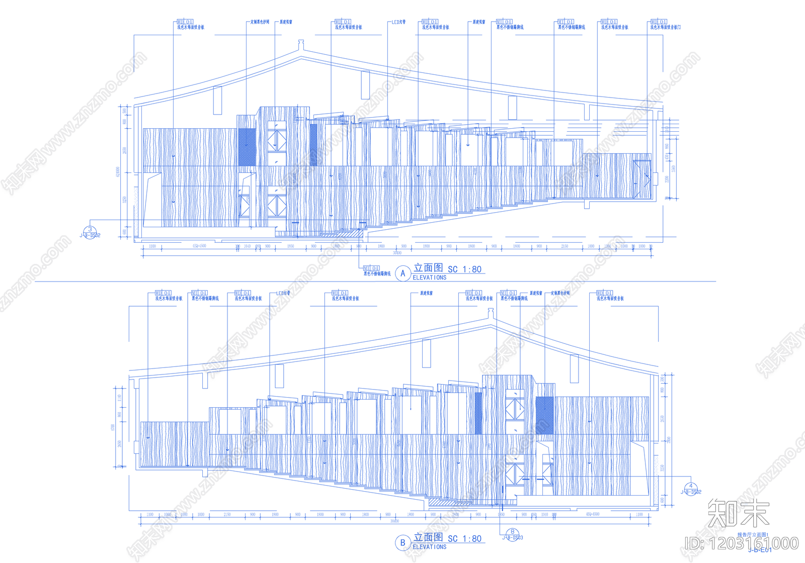 现代学校施工图下载【ID:1203161000】
