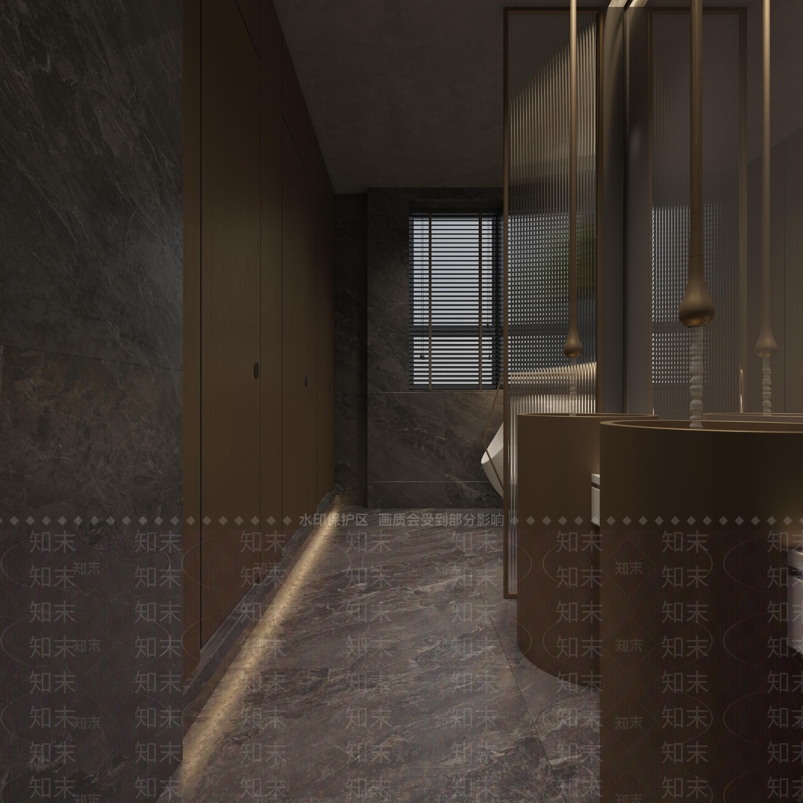 现代公共卫生间3D模型下载【ID:1203175005】