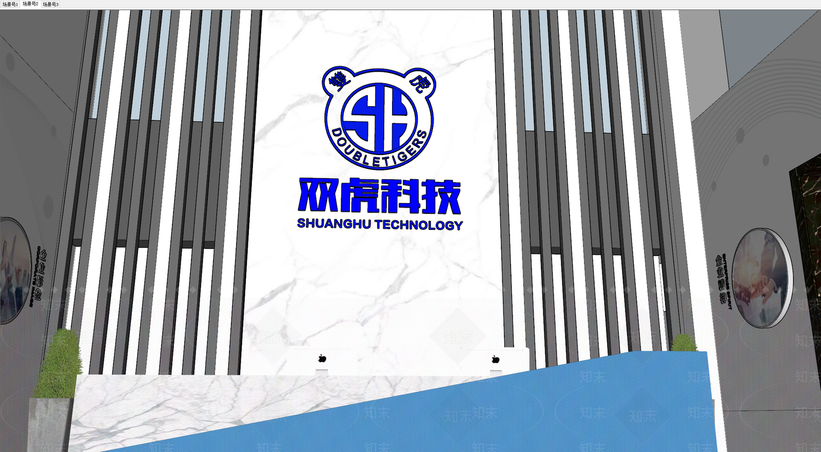 现代其他公共空间SU模型下载【ID:1203180949】