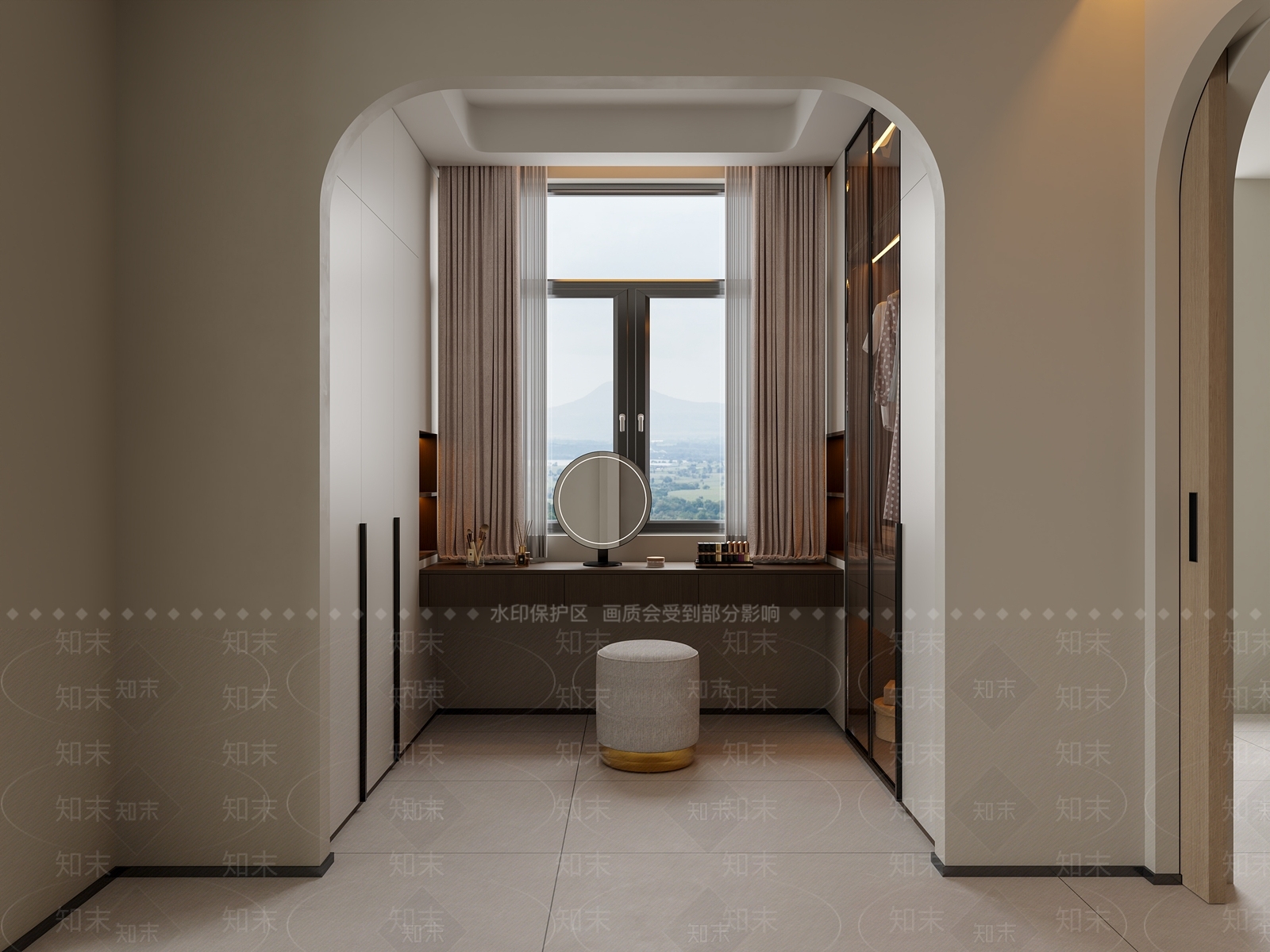 现代意式衣帽间3D模型下载【ID:1203186371】