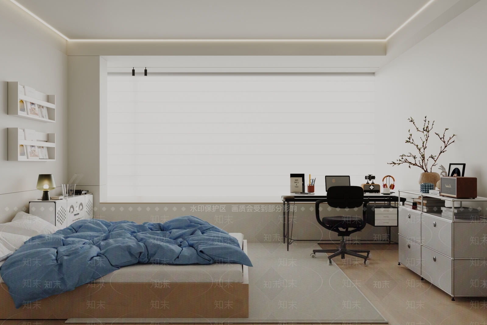灰色金属储物柜储物柜3D模型下载【ID:1227454388】