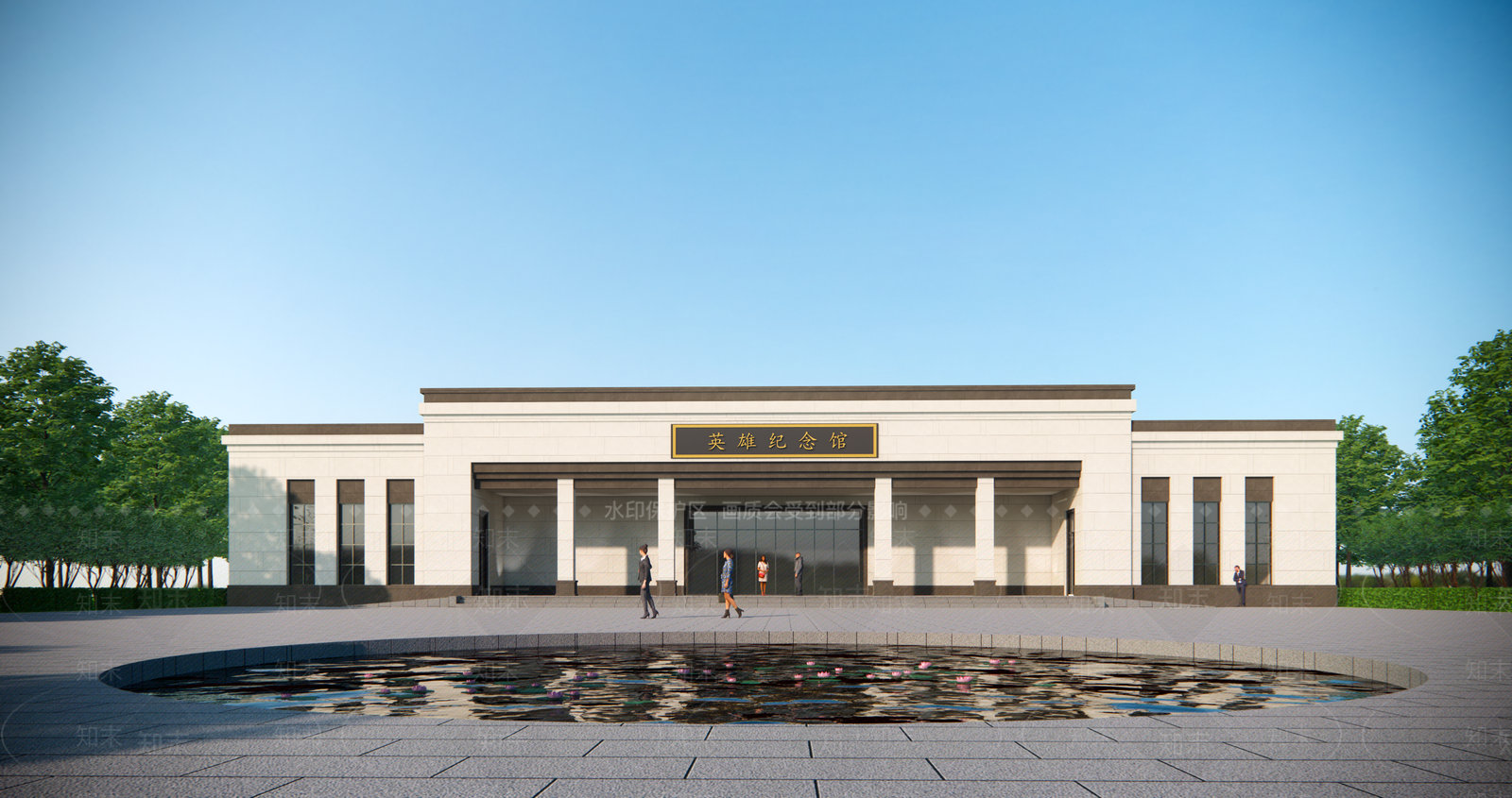 现代极简活动中心SU模型下载【ID:1203593653】