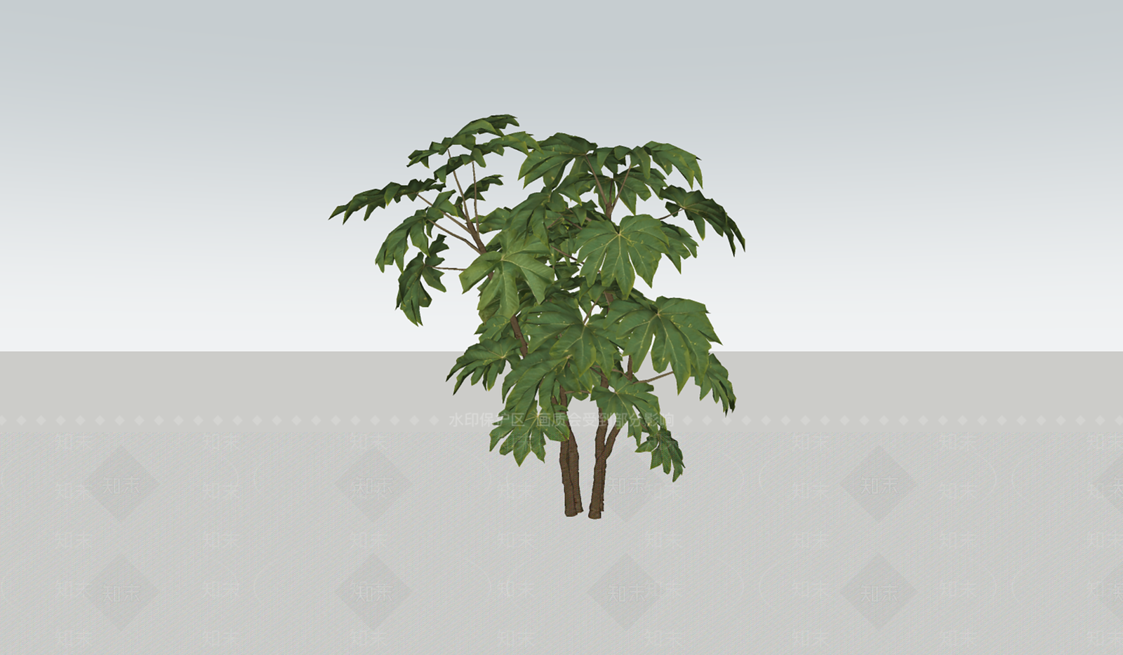 植物组合SU模型下载【ID:1203190137】