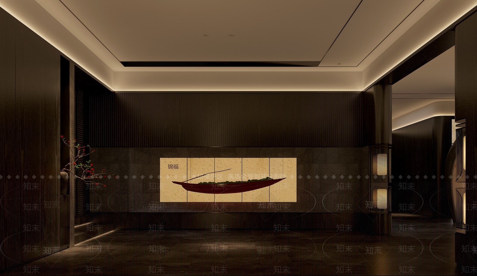 新中式现代中餐厅3D模型下载【ID:1203211305】