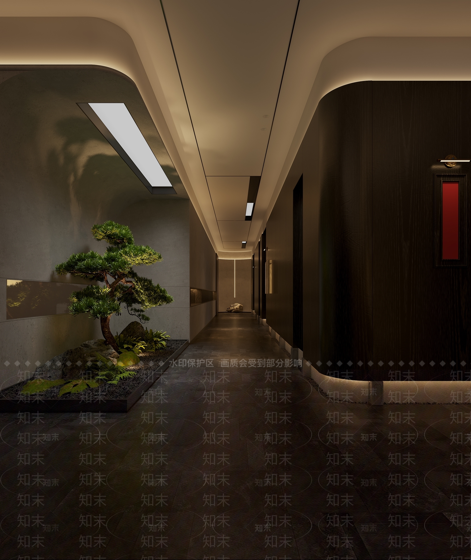 新中式现代中餐厅3D模型下载【ID:1203211305】