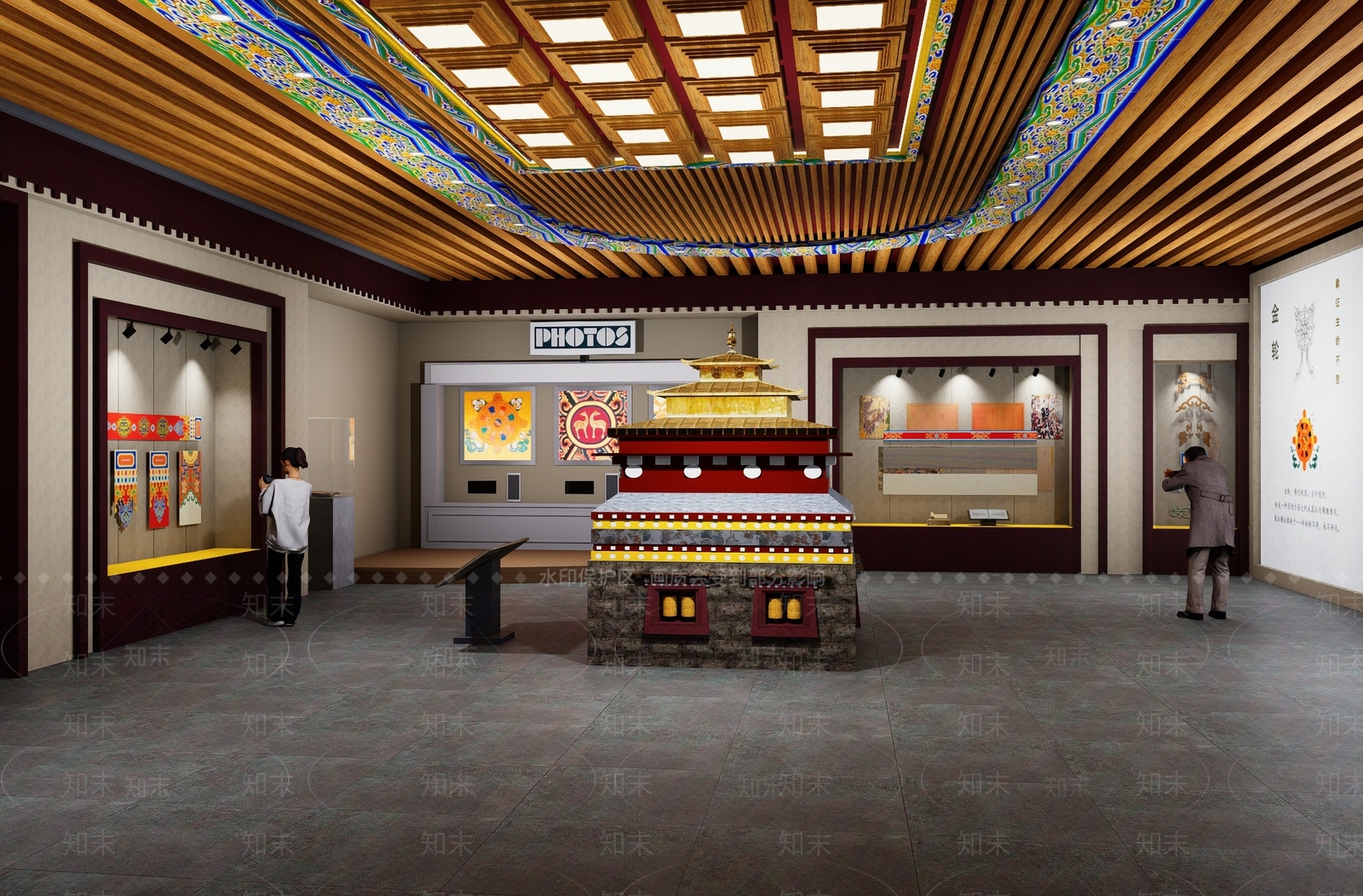 中式博物馆SU模型下载【ID:1203211477】