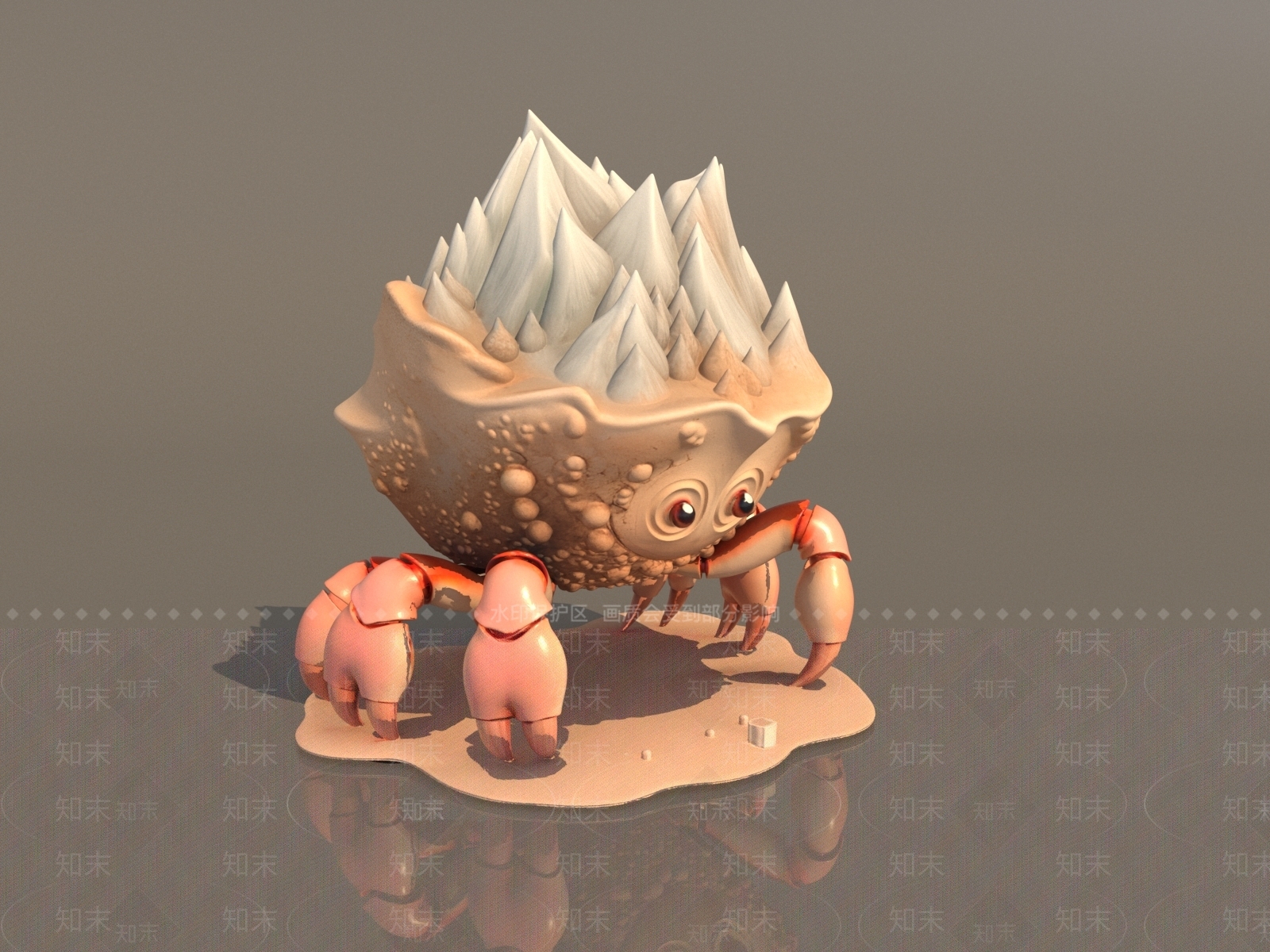 现代雕塑摆件3D模型下载【ID:1203213070】