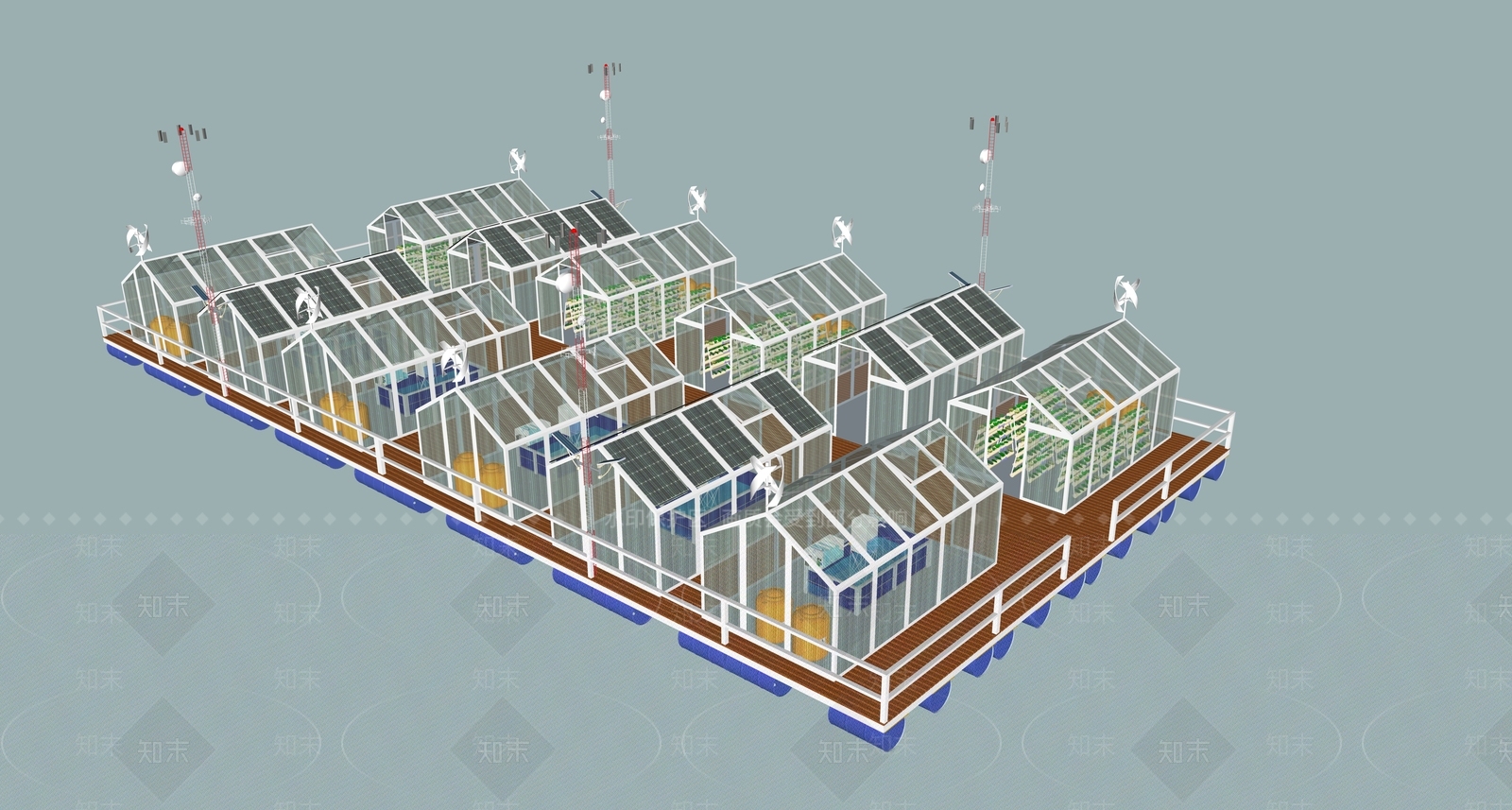 现代风格建筑SU模型下载【ID:1203223359】