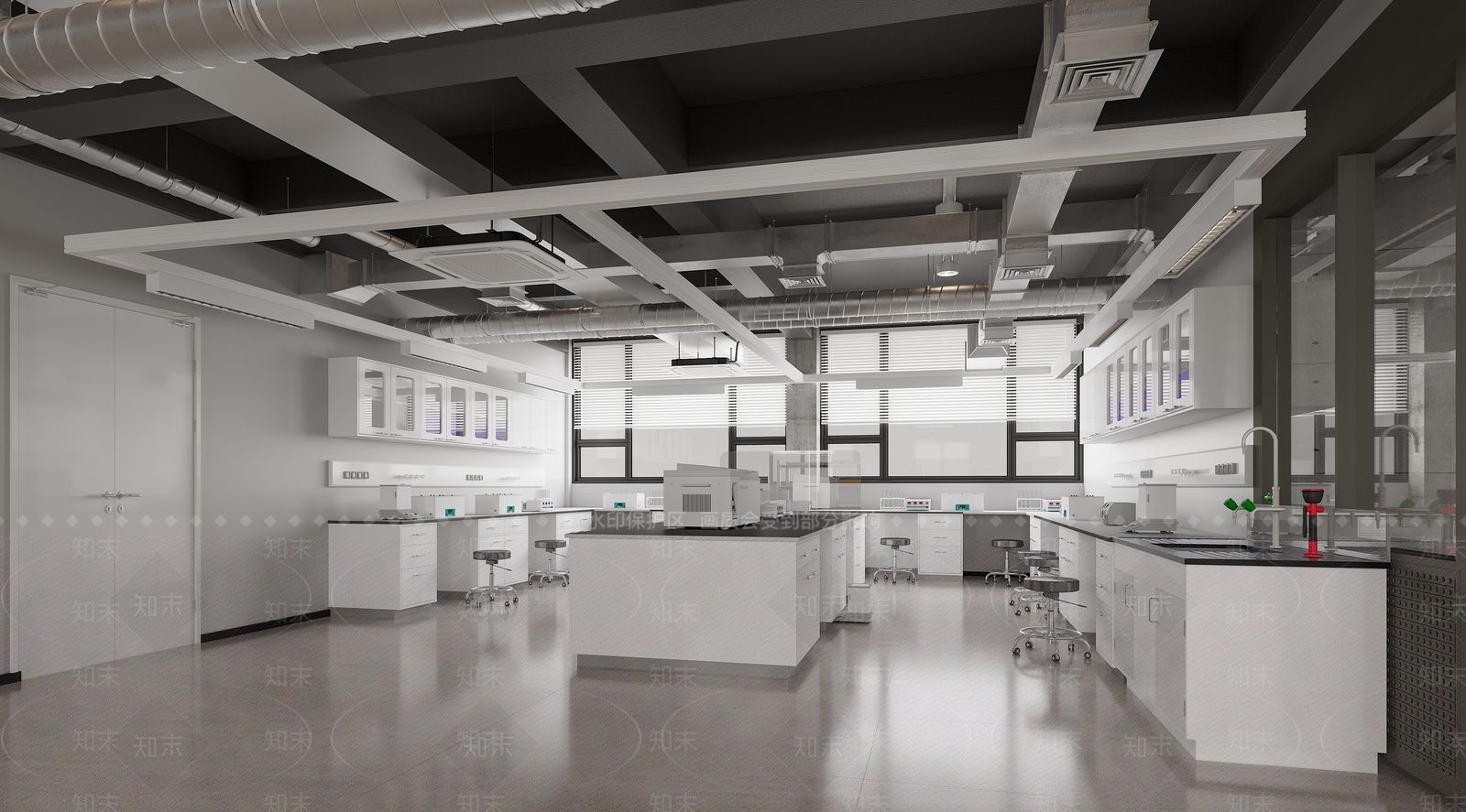 现代工业实验室3D模型下载【ID:1203226699】