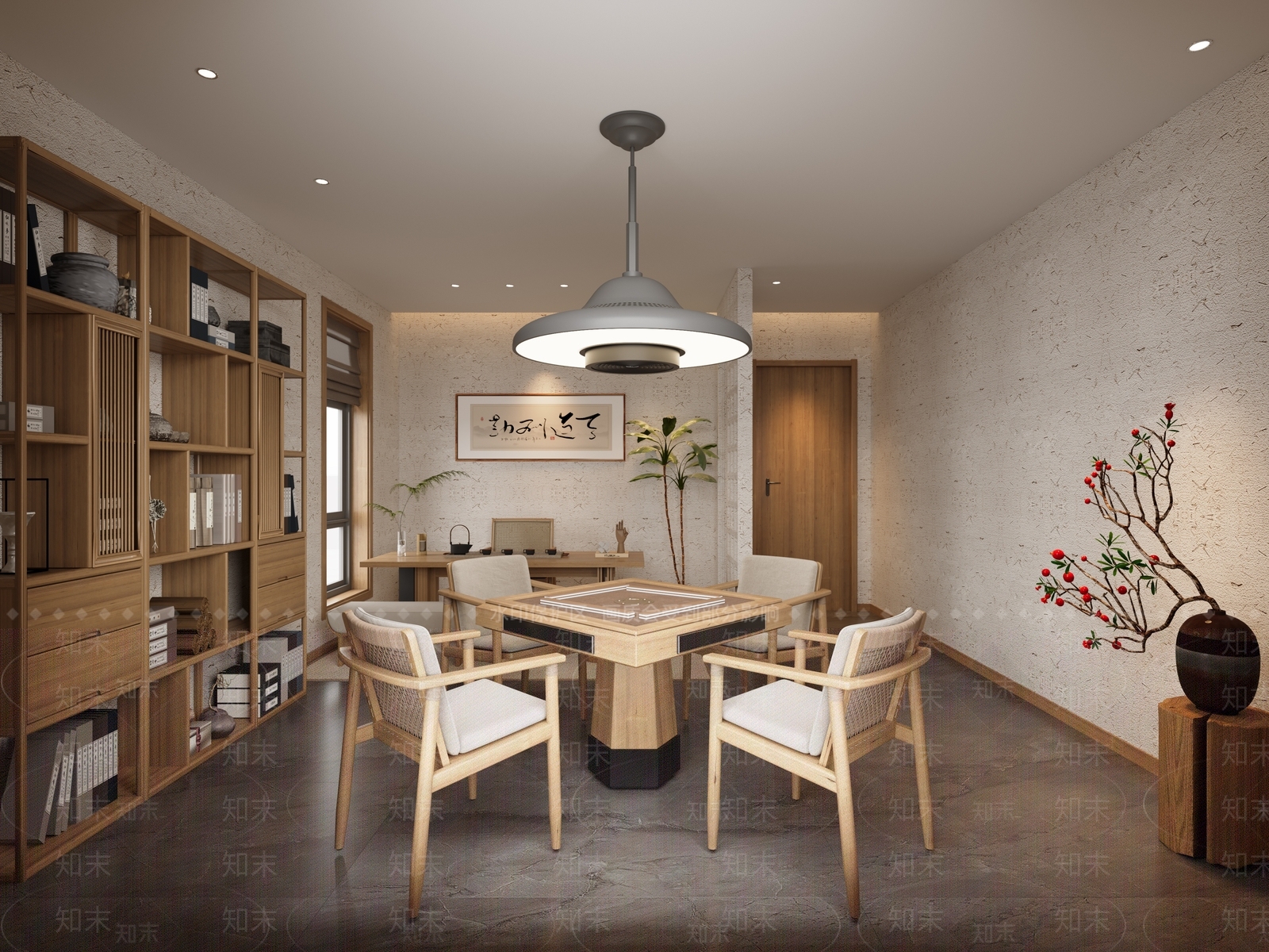 侘寂原木茶室3D模型下载【ID:1203226854】