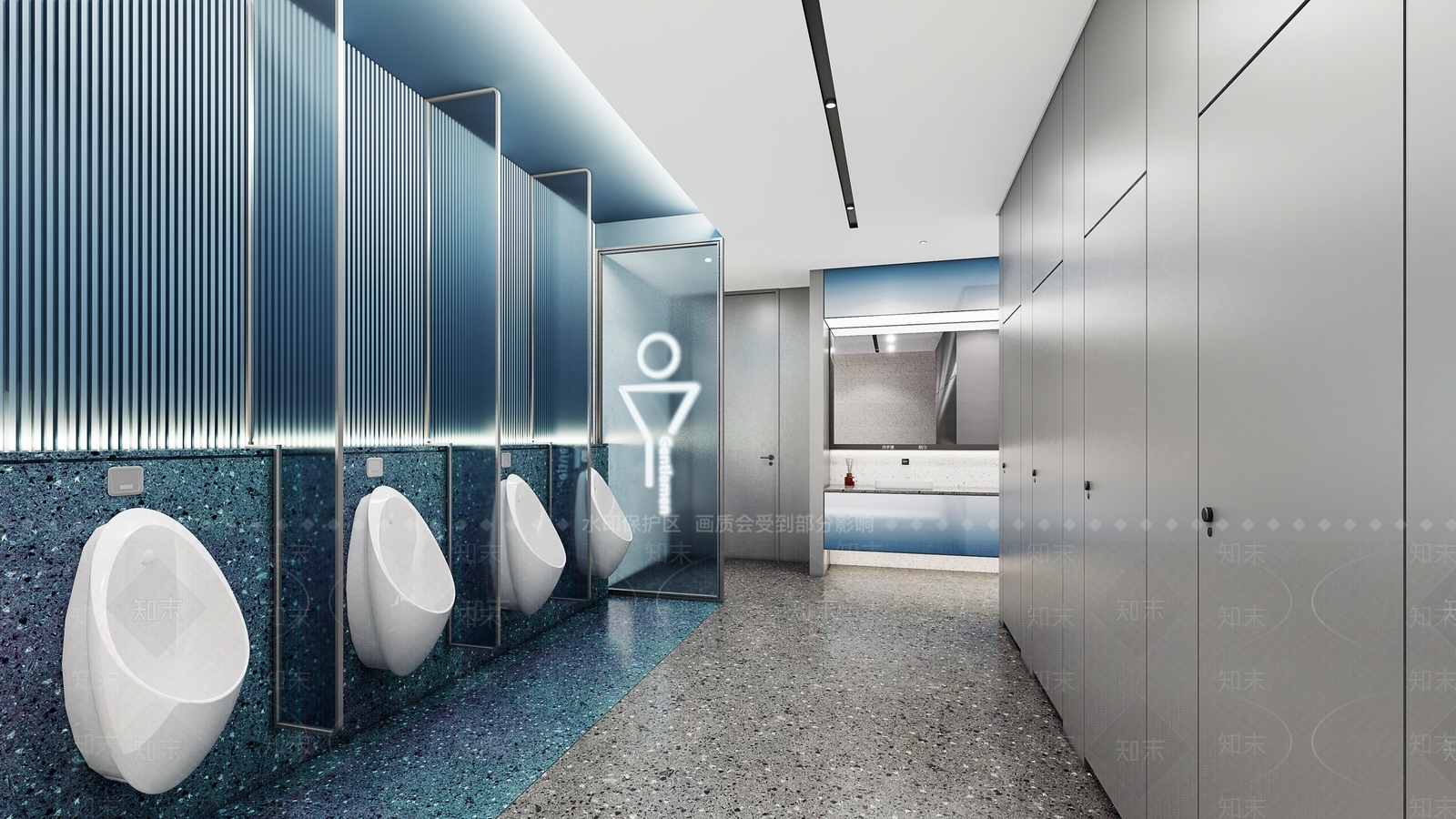 现代公共卫生间SU模型下载【ID:1203227218】