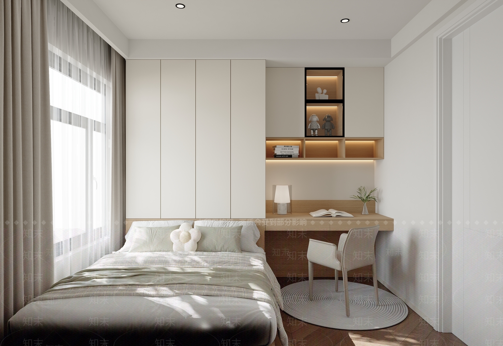 现代简约通用儿童房3D模型下载【ID:1203232054】