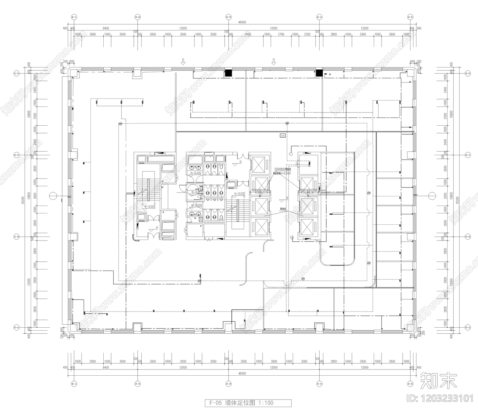 现代直播间cad施工图下载【ID:1203233101】