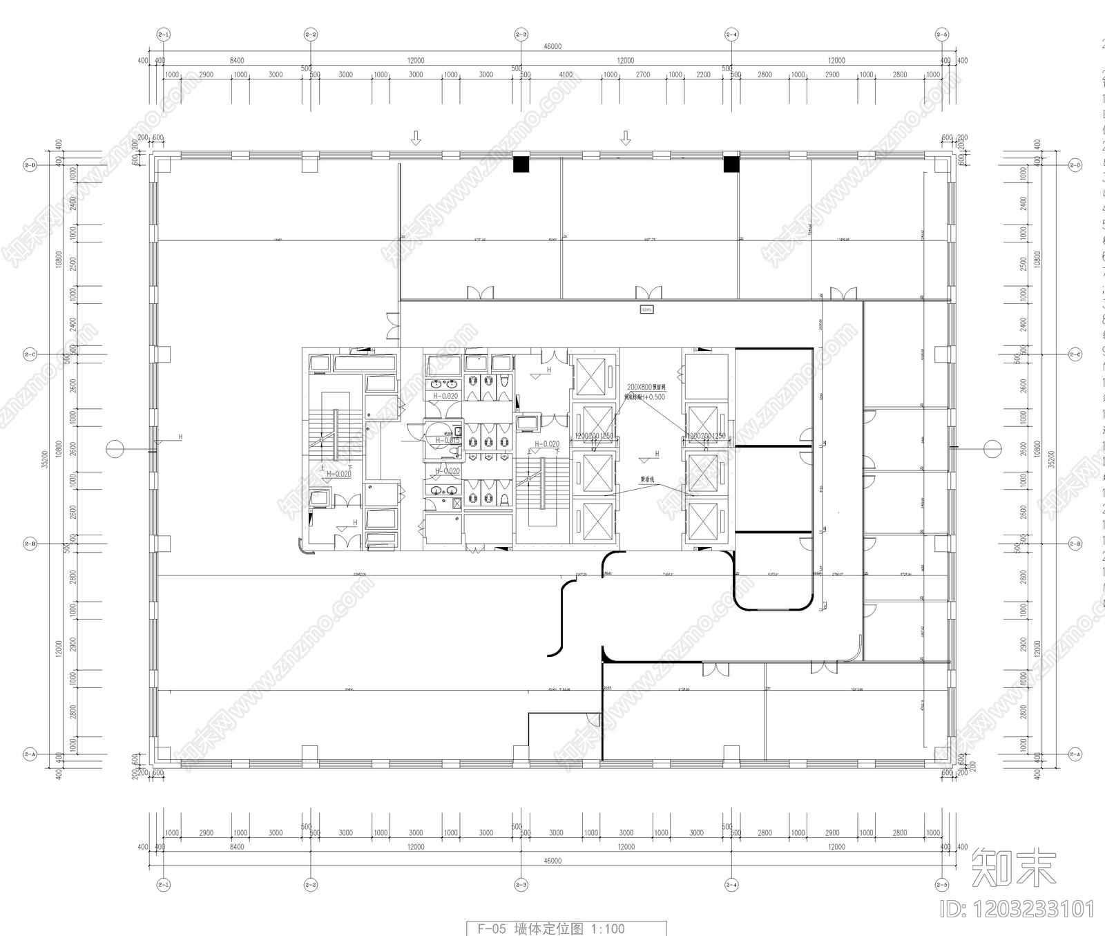 现代直播间cad施工图下载【ID:1203233101】