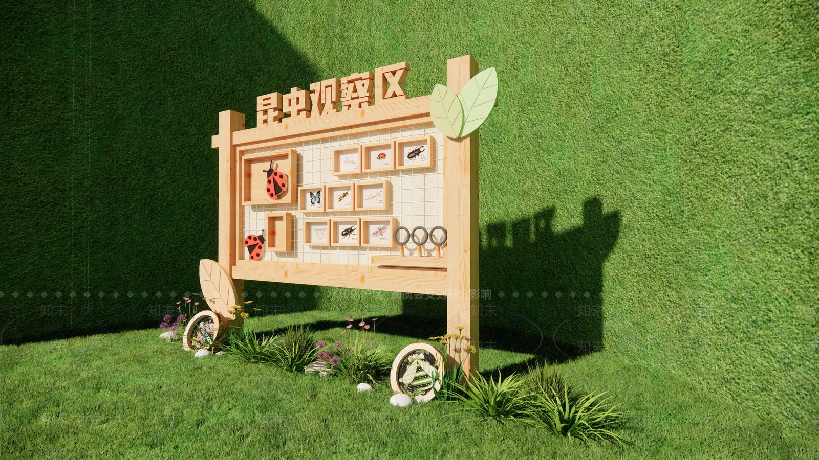 现代原木教育校园景观SU模型下载【ID:1203239252】