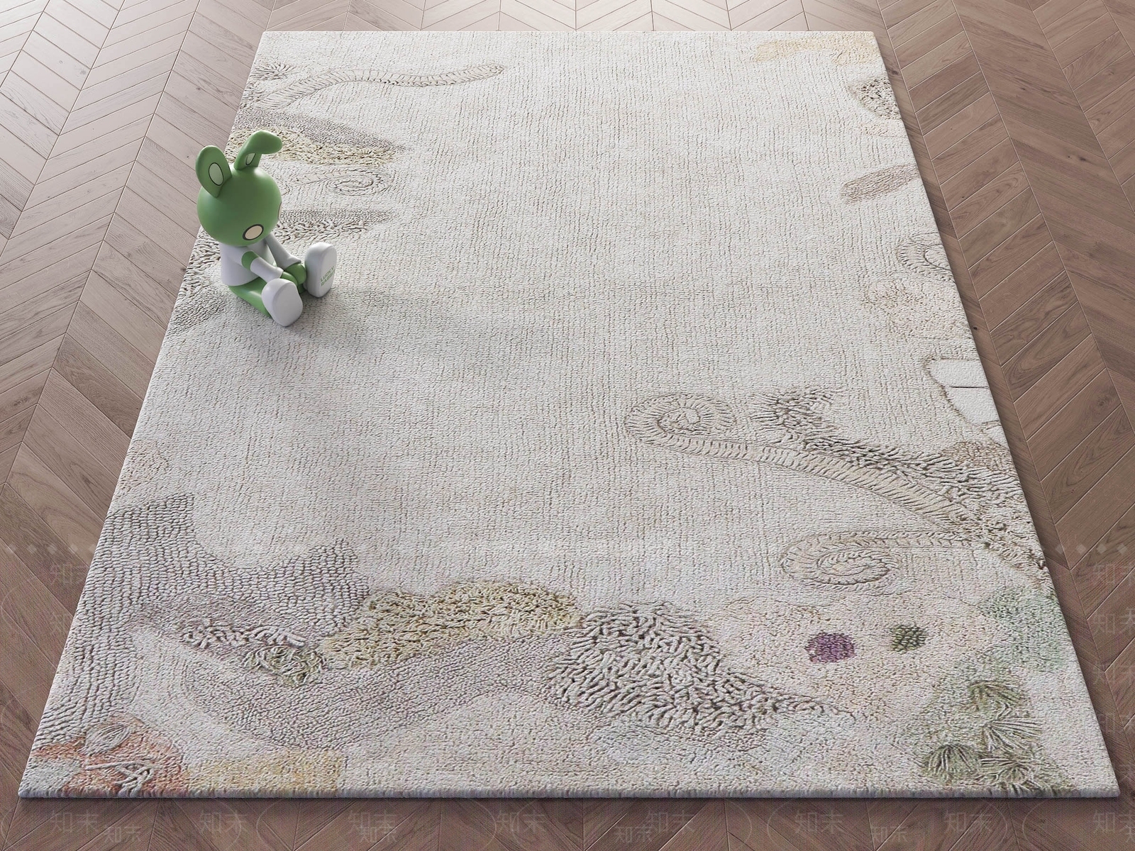 现代儿童地毯3D模型下载【ID:1203240615】