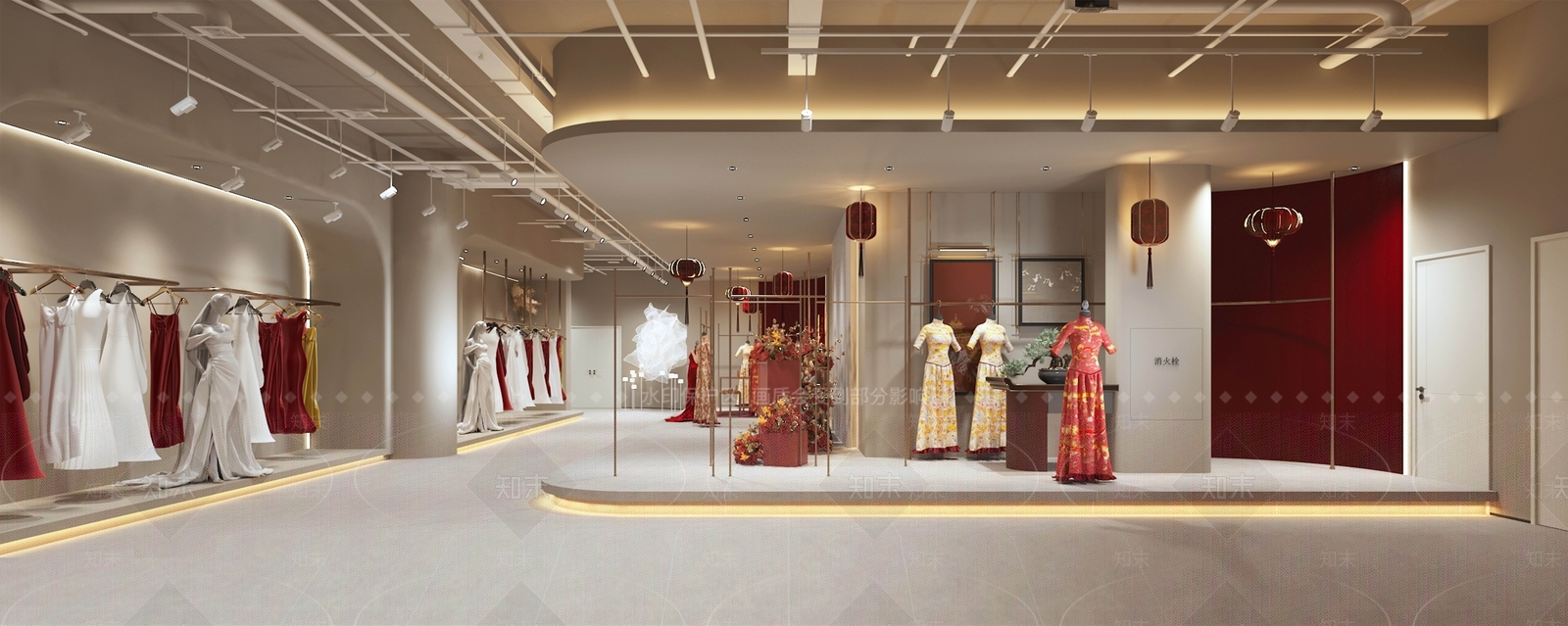 现代侘寂婚纱摄影3D模型下载【ID:1203446257】